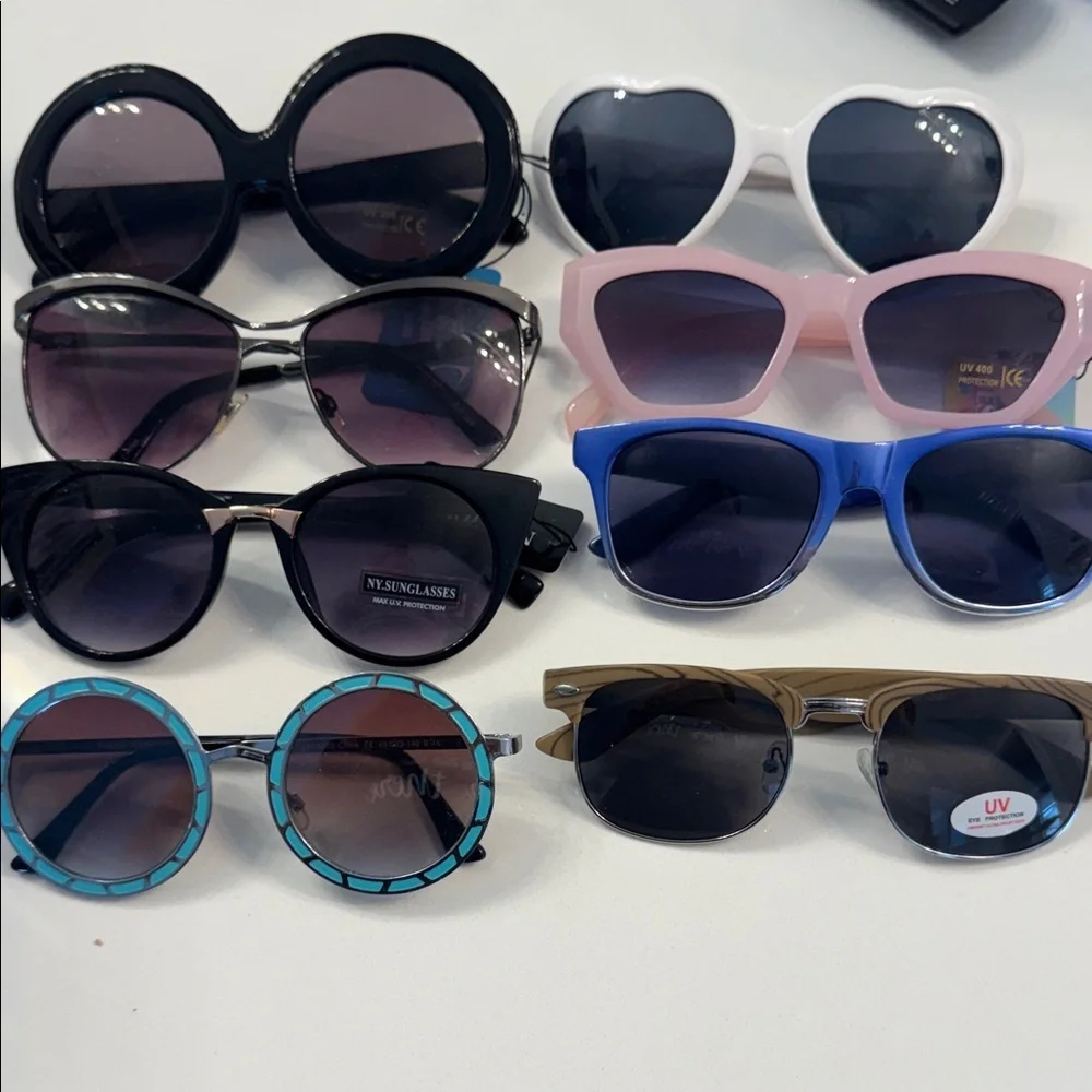 Adult Stylish Sunglasses Collection/ Set of 8